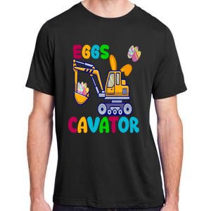 Eggs Cavator Happy Easter Funny Excavator Hunting Egg Adult ChromaSoft Performance T-Shirt