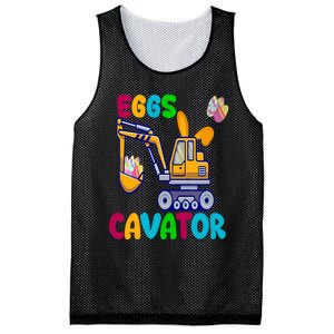 Eggs Cavator Happy Easter Funny Excavator Hunting Egg Mesh Reversible Basketball Jersey Tank