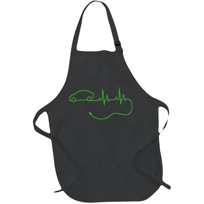 Electric Car Heartbeat Electric Vehicle Ev Apron