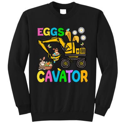 Eggs Cavator Happy Easter Excavator Hunting Egg Funny Sweatshirt