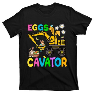 Eggs Cavator Happy Easter Excavator Hunting Egg Funny T-Shirt