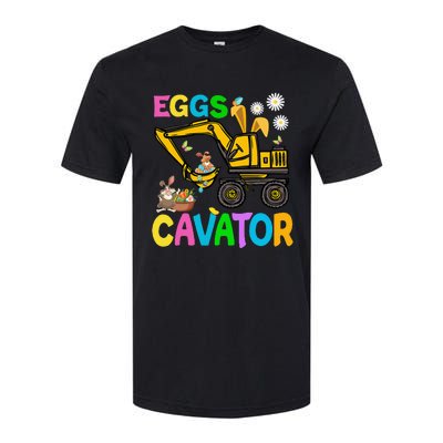 Eggs Cavator Happy Easter Excavator Hunting Egg Funny Softstyle CVC T-Shirt