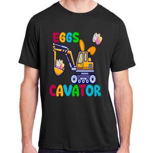 Eggs Cavator Happy Easter Funny Excavator Hunting Egg Adult ChromaSoft Performance T-Shirt