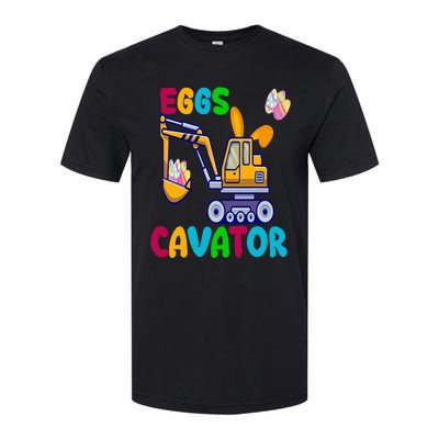 Eggs Cavator Happy Easter Funny Excavator Hunting Egg Softstyle CVC T-Shirt