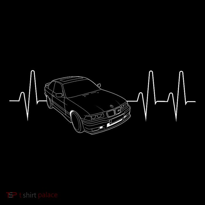 E36 Car Heartbeat Line For Auto Enthusiasts Hooded Wearable Blanket