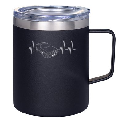 E36 Car Heartbeat Line For Auto Enthusiasts 12oz Stainless Steel Coffee Mug