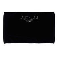 E36 Car Heartbeat Line For Auto Enthusiasts Microfiber Hand Towel
