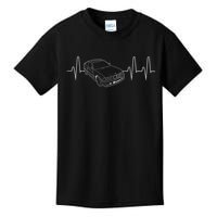 E36 Car Heartbeat Line For Auto Enthusiasts Kids T-Shirt