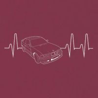 E36 Car Heartbeat Line For Auto Enthusiasts 16oz Travel Tumbler
