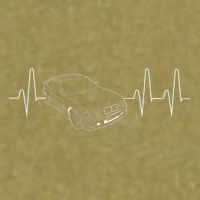 E36 Car Heartbeat Line For Auto Enthusiasts Garment-Dyed Women's Muscle Tee