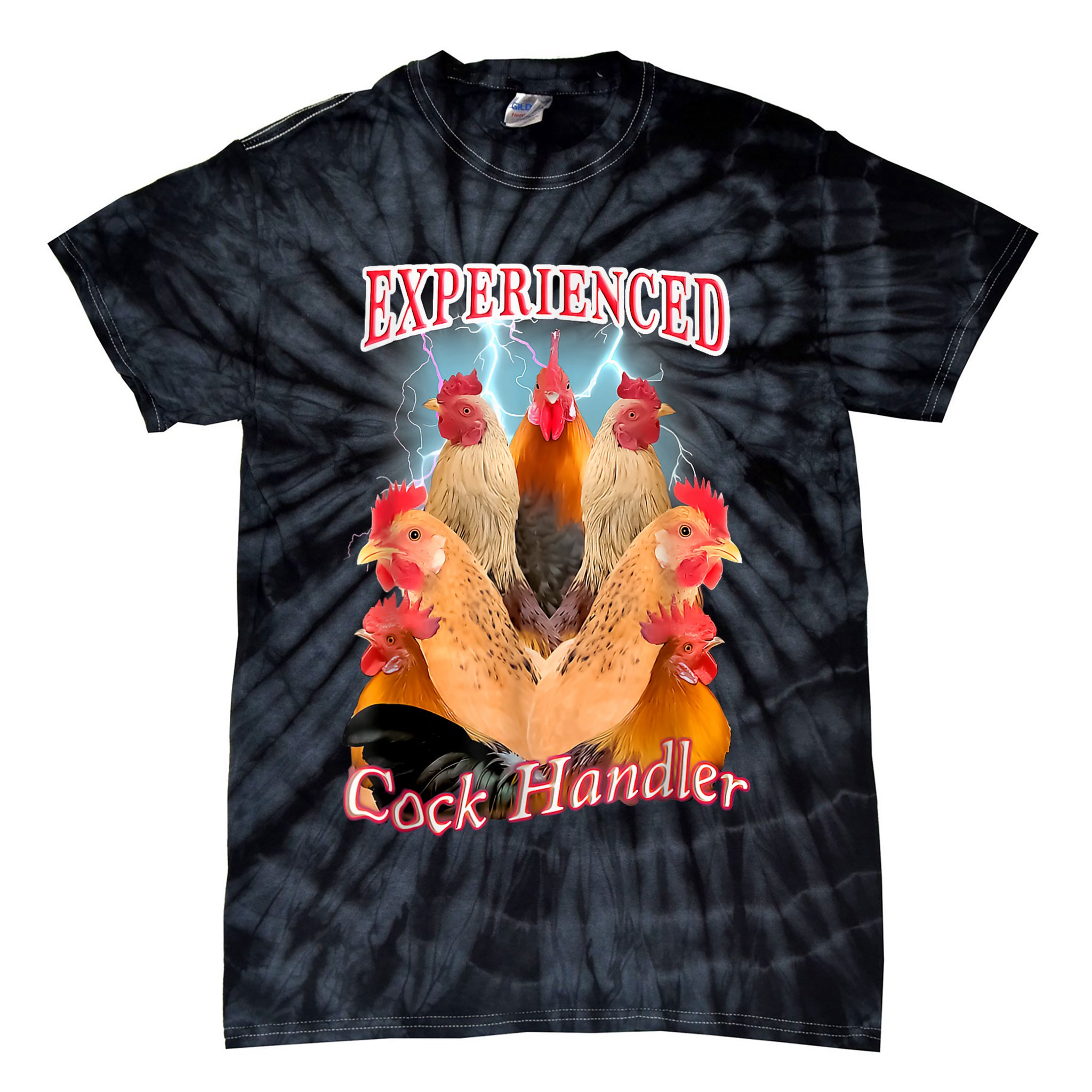 Experienced Cock Handler Tie-Dye T-Shirt