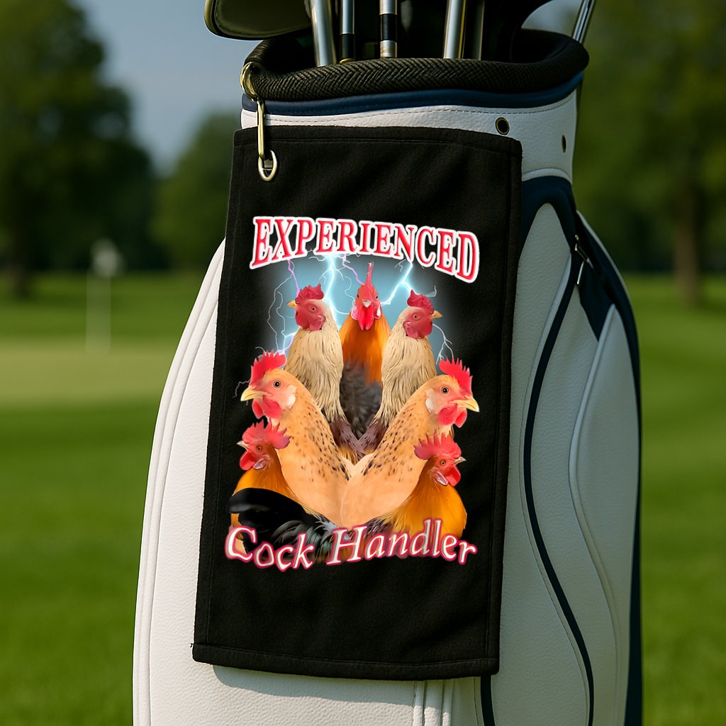 Experienced Cock Handler Golf Towel
