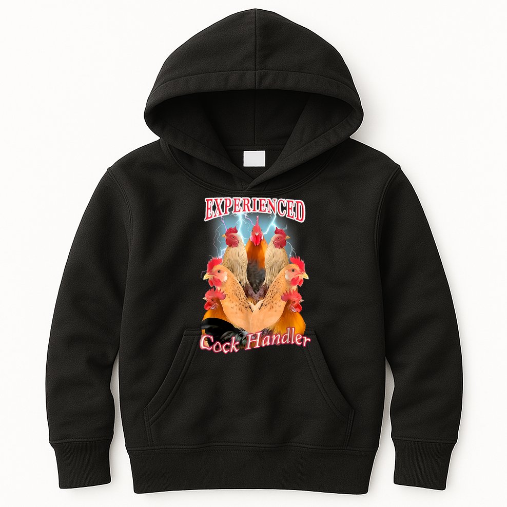 Experienced Cock Handler Kids Hoodie
