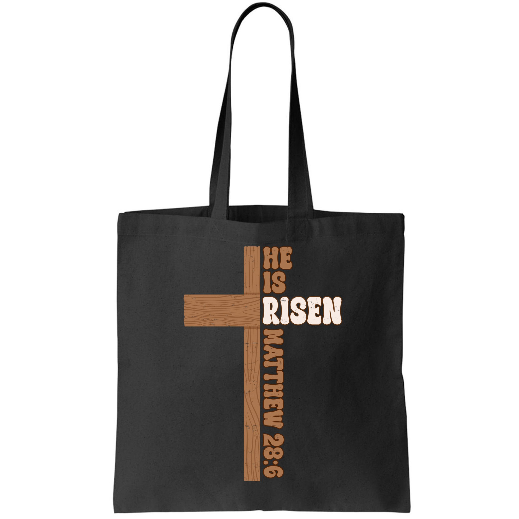 Easter Cross He Is Risen Jesus Christian Bag