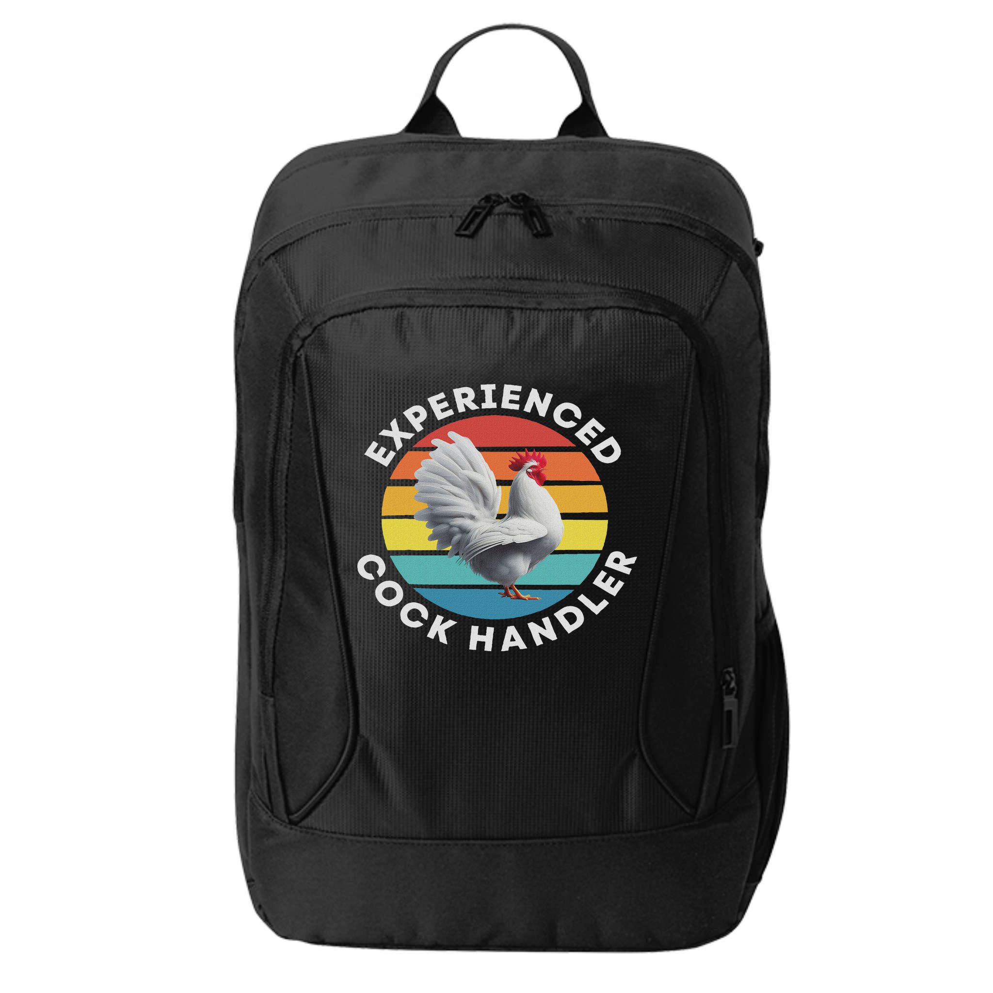 Experienced Cock Handler Raunchy Funny Gift City Backpack