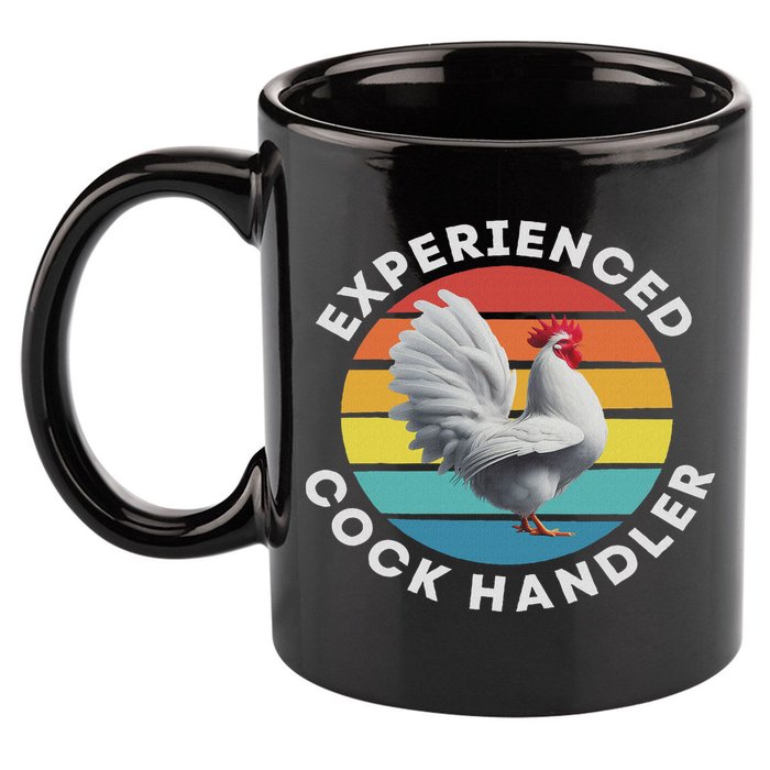 Experienced Cock Handler Raunchy Funny Gift 11oz C Handle Ceramic Mug