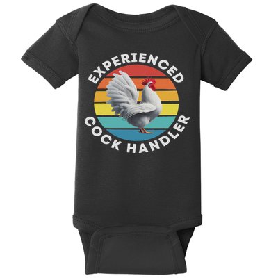 Experienced Cock Handler Raunchy Funny Gift Baby Bodysuit
