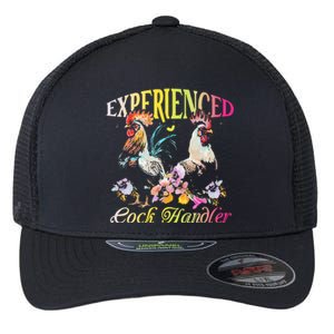 Experienced Cock Handler Rooster Farmer Poultry Farming Flexfit Unipanel Trucker Cap