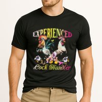 Experienced Cock Handler Rooster Farmer Poultry Farming Cooling Performance Crew T-Shirt