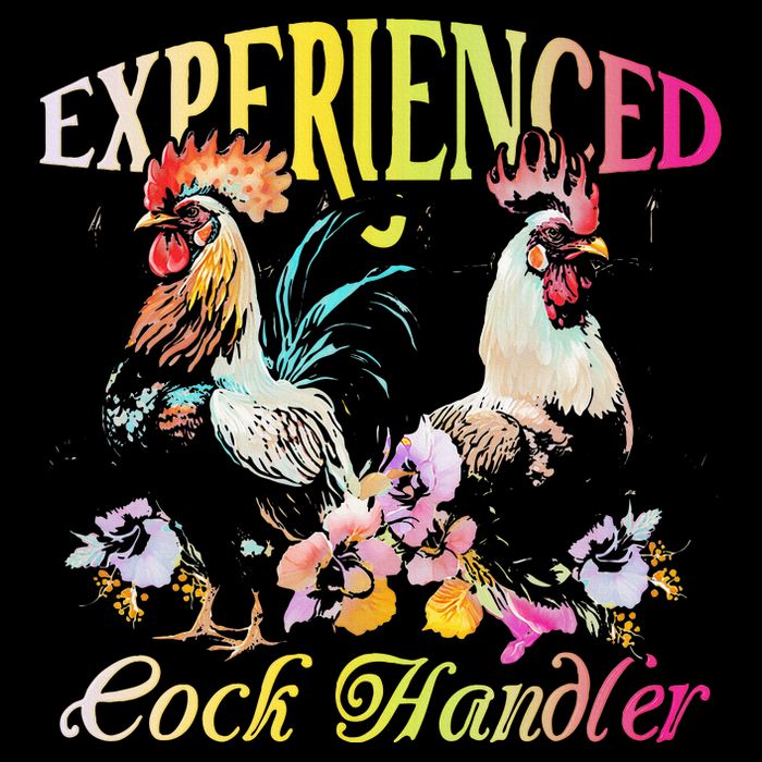 Experienced Cock Handler Rooster Farmer Poultry Farming Cooling Performance Crew T-Shirt