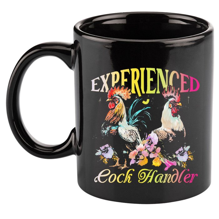 Experienced Cock Handler Rooster Farmer Poultry Farming 11oz C Handle Ceramic Mug