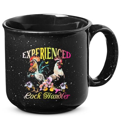 Experienced Cock Handler Rooster Farmer Poultry Farming 15oz Campfire Ceramic Mug