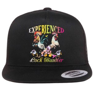 Experienced Cock Handler Rooster Farmer Poultry Farming Flat Bill Trucker Hat