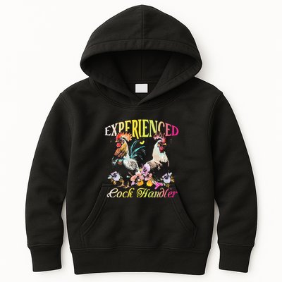 Experienced Cock Handler Rooster Farmer Poultry Farming Kids Hoodie