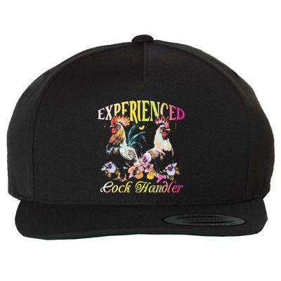 Experienced Cock Handler Rooster Farmer Poultry Farming Wool Snapback Cap