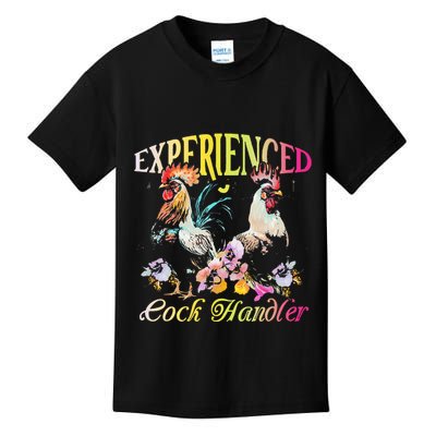 Experienced Cock Handler Rooster Farmer Poultry Farming Kids T-Shirt