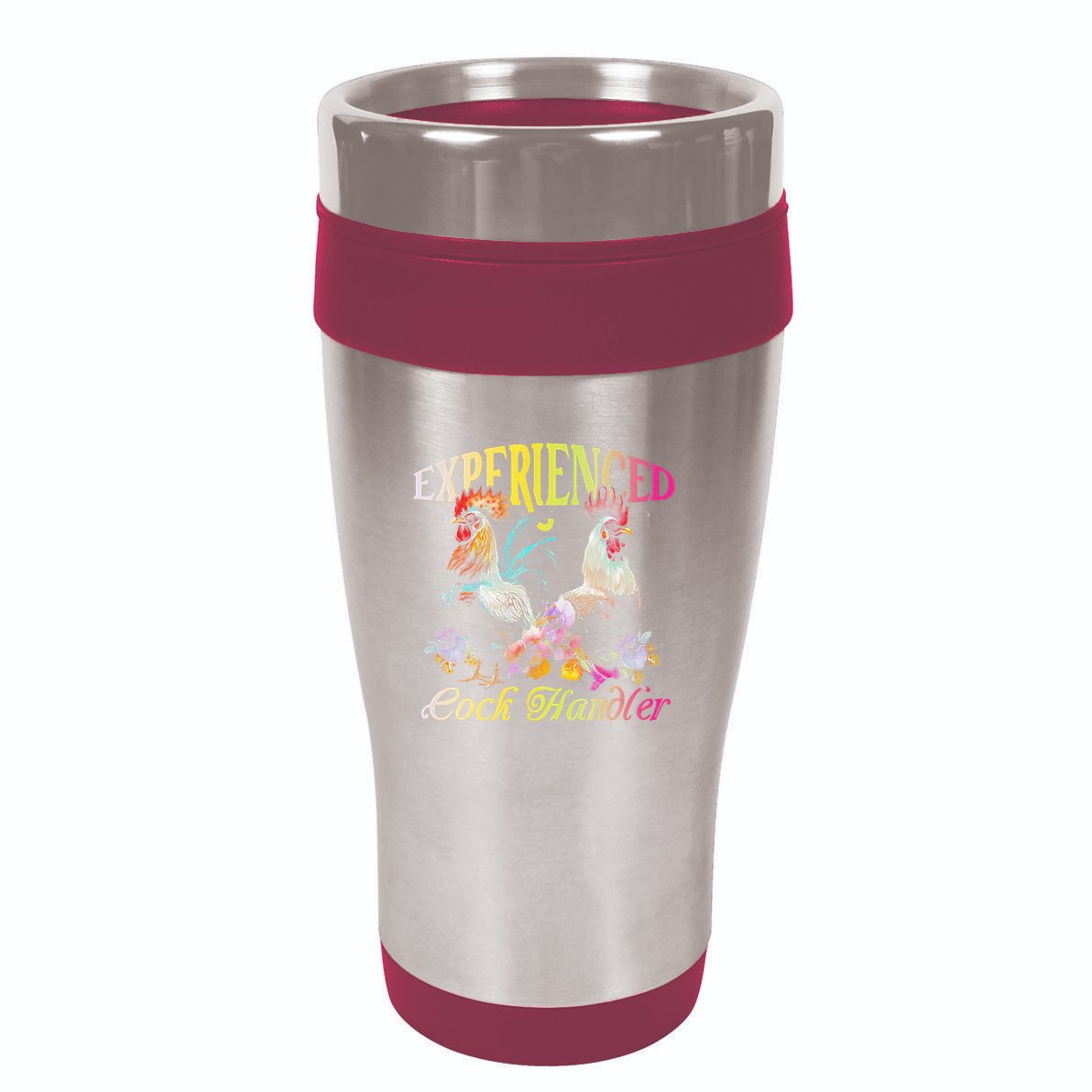 Experienced Cock Handler Rooster Farmer Poultry Farming 16oz Travel Tumbler