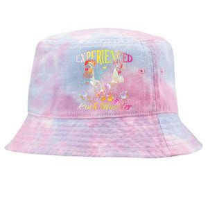 Experienced Cock Handler Rooster Farmer Poultry Farming Tie-Dyed Bucket Hat