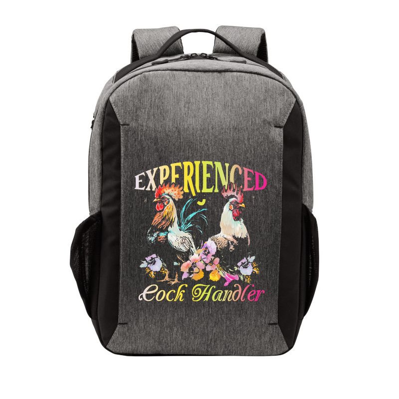 Experienced Cock Handler Rooster Farmer Poultry Farming Vector Backpack