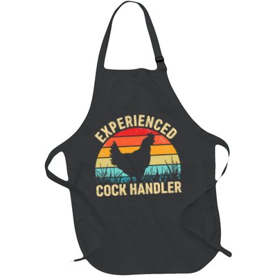 Experienced Cock Handler Funny Chicken Full-Length Apron With Pockets