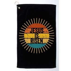 Easter Christian He Is Risen Sun Resurrection Platinum Collection Golf Towel