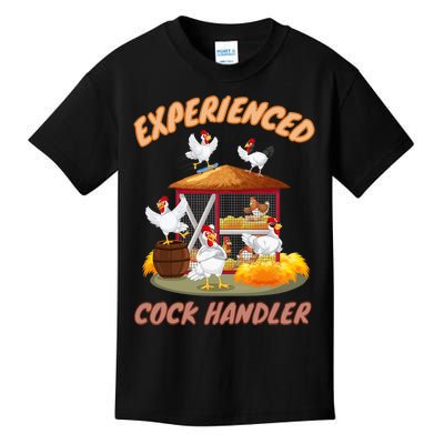 Experienced Cock Handler Funny Chicken Kids T-Shirt