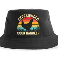 Experienced Cock Handler Chicken Farmer Pun Sustainable Bucket Hat