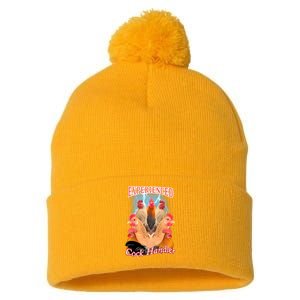 Experienced Cock Handler Pom Pom 12in Knit Beanie