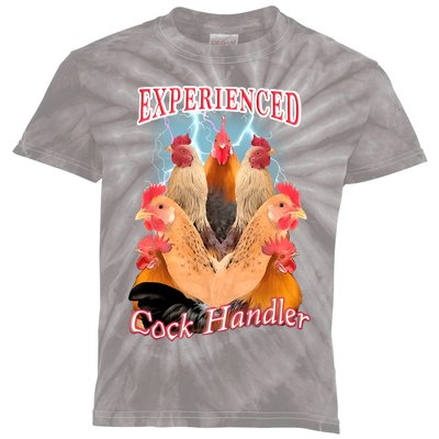 Experienced Cock Handler Kids Tie-Dye T-Shirt