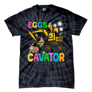 Eggs Cavator Happy Easter Hunting Egg Tie-Dye T-Shirt