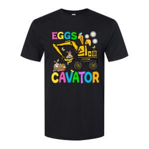 Eggs Cavator Happy Easter Hunting Egg Softstyle CVC T-Shirt