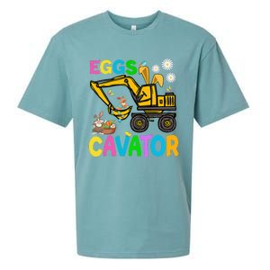 Eggs Cavator Happy Easter Hunting Egg Sueded Cloud Jersey T-Shirt