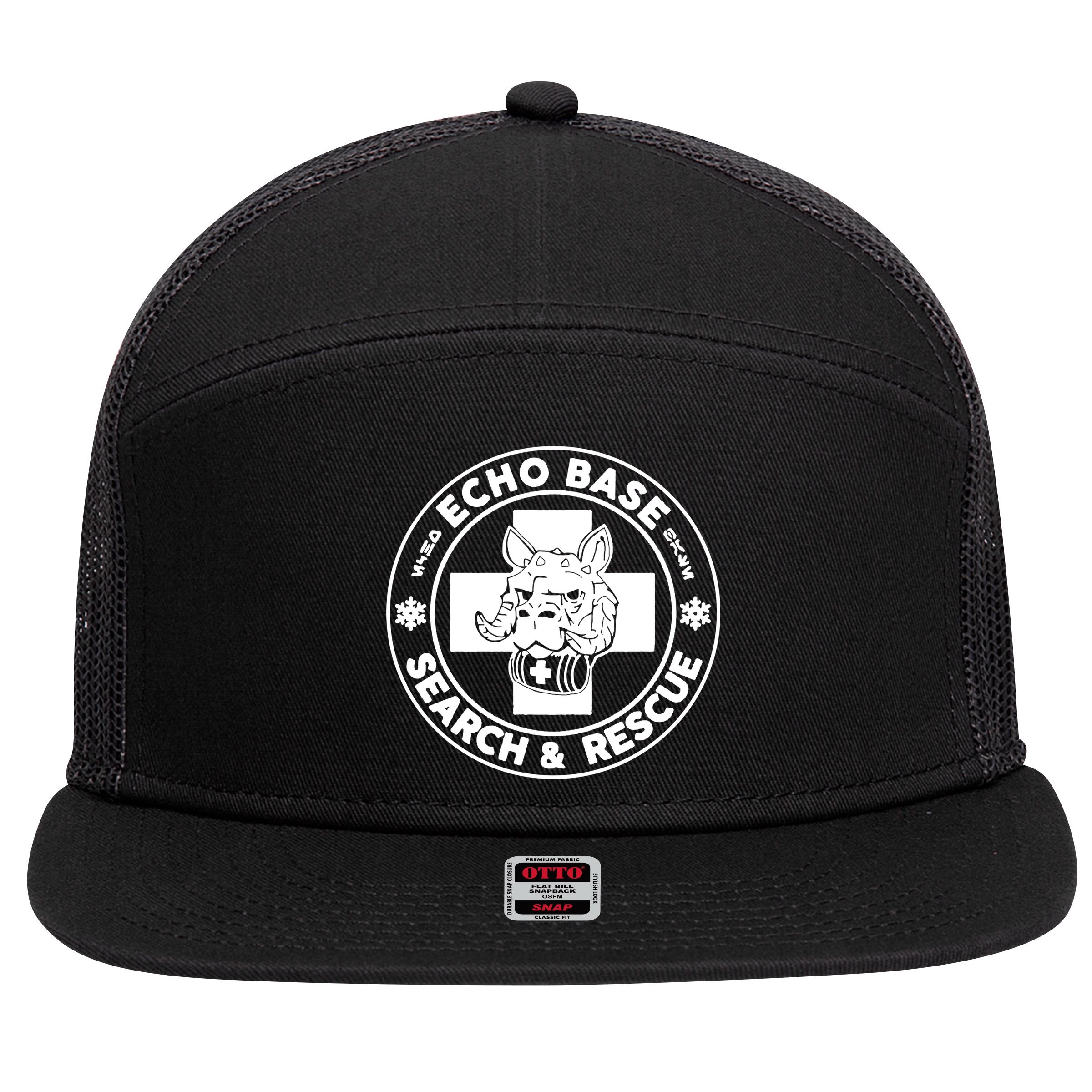 Echo Base Search And Rescue 7 Panel Mesh Trucker Snapback Hat