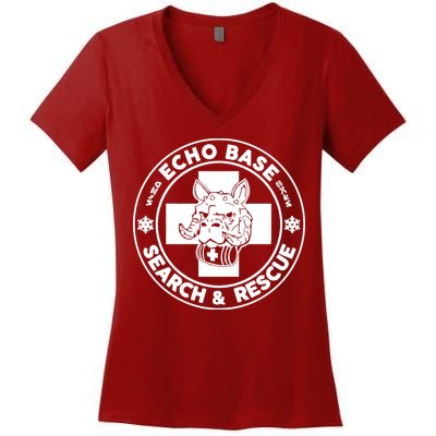 Echo Base Search And Rescue Women's V-Neck T-Shirt