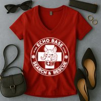 Echo Base Search And Rescue Women's V-Neck T-Shirt