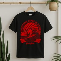 everything comes in waves pink palm Pullover T-Shirt