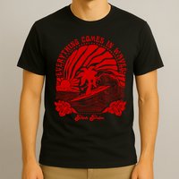 everything comes in waves pink palm Pullover T-Shirt