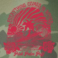 Everything Comes In Waves Palm Puff Summer Vibes Legacy Tie Dye Trucker Hat