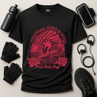 Everything Comes In Waves Palm Puff Summer Vibes Performance Shirt