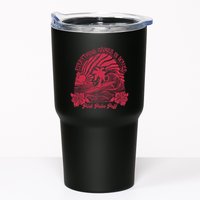 Everything Comes In Waves Palm Puff Summer Vibes Tumbler
